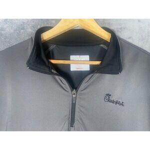 Oobe Chick-fil-A Mens Large Hydrovent Quarter Zip Pullover Gray Performance Top